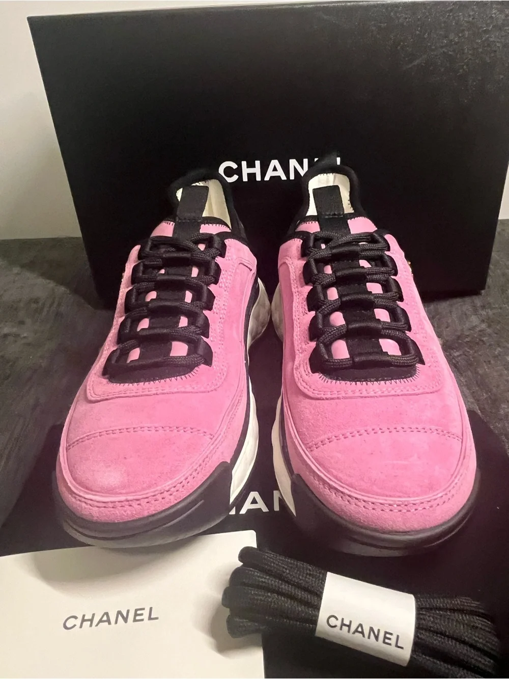 Authentic Chanel women’s sneakers size 36.5